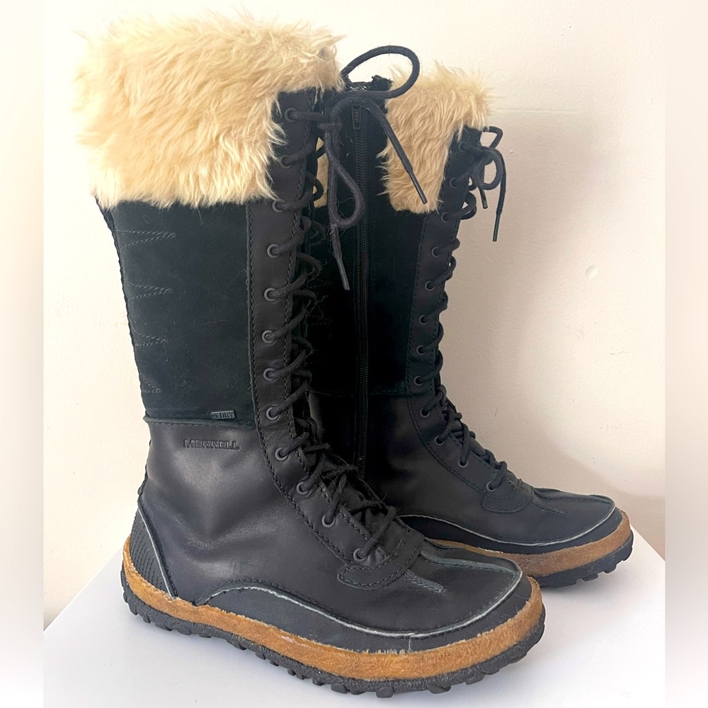 Merrell Women’s Tremblant Tall Polar Waterproof Snow Boots, 7.5 M US